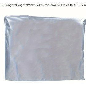 Resim Chuangyinshop 1p Isı Yalıtımlı Gümüş Klimalı Dış Ünite Kılıfı Koruma Temizlik Torbası 