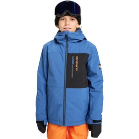 Resim Quiksilver Side Hit Solid Youth Jk Erkek Çocuk Mavi Snowboard Ceketi 
