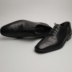 Resim Gondol Erkek Hakiki Deri Klasik Siyah 41 Ttx.138 