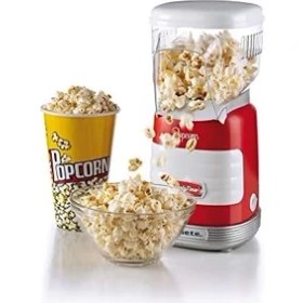 Resim Ariete Party Time Mısır Patlatma Makinesi Kırmızı 2956/00-2 Dakikada 60 gr Patlamış Mısır Hazırlama, 1100 Watt, Ölçüm Kabı, Kolay Temizleme 
