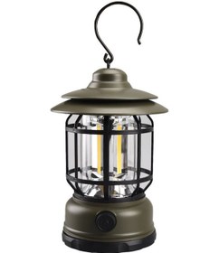 Resim Ximistore9 Usb Şarjlı Kamp Lambası - Döner Dimli, Lityum Pil, Ev & Outdoor Aydınlatma Yeşil Yeşil 