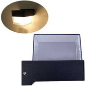 Resim Novahub Ip65 Su Geçirmez 5w Led Dış Mekan Duvar Lambası, Sıcak Beyaz/kare Tasarım, Bahçe/otel/koridorlar İçin Ilık Beyaz 