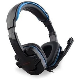 Resim SNOPY RAMPAGE SN-R9 GAMING HEADSET SİYAH / MAVİ KABLOLU KULAKLIK 
