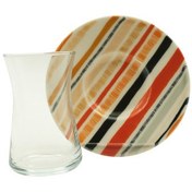 Resim Tulu Heybeli 6 Kişilik 12 Parça Çay Seti 160 ml 