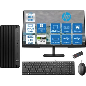 Resim Hp Pro Tower 400 G9 Intel Core I7 14700 24GB Ddr5 2tb SSD 23.8" Fhd Windows 11 Pro Quadro T1000-4GB Masaüstü Bilgisayar 235V5M2EST1000P14 + Zetta USB Bellek 
