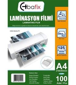 Resim Bafix Laminasyon Filmi A4 125 Mıc 216-303 