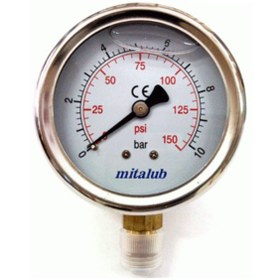 Resim Genel Markalar Skyce Mitalub Gliserinli Manometre Alttan Çıkışlı 100 Mm 