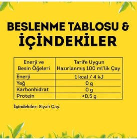 Resim Lipton Yellow Label Demlik Poşet Siyah Çay 100'lü Paket X 4 Adet 