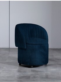 Resim Form Bazalı Tekerlek Ayaklı Hafif Nubuk Kumaş Sırtlı-sırtsız Puf - Renk Seçenekli 3 