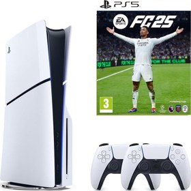 Resim Sony Playstation 5 Slim CD Edition Oyun Konsolu - 2. DualSense PS5 Kol + Fifa FC 25 PS5 Oyun (İthalatçı Garantili) 