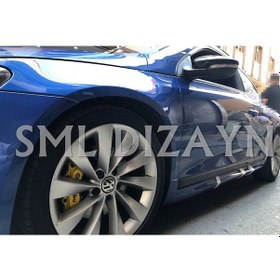 Resim Volkswagen Scirocco R Yan Marşpiyel (Plastik) Yan Ek - Marşbiyel 