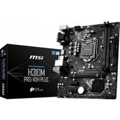 Resim MSI H310M PRO-VDH PLUS Intel H310 2666 MHz DDR4 Soket 1151 mATX Anakart 