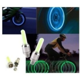 Resim Genel Markalar Işıklı Sibop Kapağı Hareket Sensörlü Bisiklet Ve Arabalar Için 2li Ambalaj 