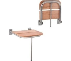 Resim Berta BRG012 Bedensel Engelli Ahşap Oturak Duş Oturağı 