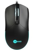 Resim Genel Markalar Lecoo Ms120 Usb Kablolu 2400dpi 4 Tuşlu Rgb Led Aydılatmalı Optik Gamig Optik Mouse Siyah 