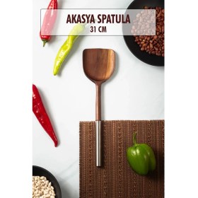 Resim Akasya Servis Spatulası & Sunum Spatulası 