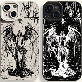 Resim Angel Wings Soft Şükran Günü, Yeni Yıl, Sevgililer Günü, Mezuniyet Törenleri ve Düğün Hediyeleri için Uygun for iphone 16, 15, 14, 13, 12, 11 Plus Pro Max. 