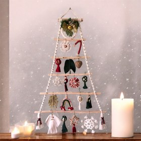 Resim El Yapımı Yılbaşı Ağacı 