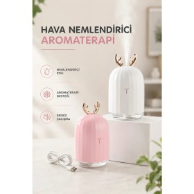 Resim Hava Nemlendirici Aromaterapi Hava Temizleyici Renk Değiştirebilen Aby 