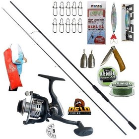 Resim Oslo 2000 Remixon Double Black 210cm 20-40g Spin Olta Takımı Seti 