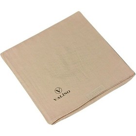 Resim Mim Eşarp Valino Organik Pamuk Düz Renk Eşarp 100x100 Cm - Doğal Ve Nefes Alabilen Kumaş Gold 