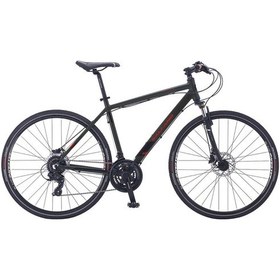 Resim Salcano City Life 21s HD Full Shimano Hidrolik Disk Fren Şehir ve Gezi Bisikleti Siyah-Kırmızı 20" 