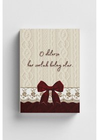 Resim Vintage Serisi 10 O Dilerse Her Zorluk Kolay Olur Bullet Journal A5 Noktalı Defter Çok Renkli 
