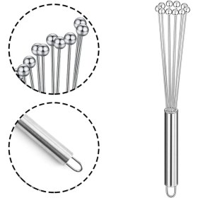 Resim Van Vleck Uzayabilen Paslanmaz Çelik Misket Çırpıcı – 8 Misketli Uzayabilen Çırpma Aparatı 