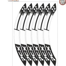 Resim Rebon Moto Design Motosiklet Jant Şeridi Honda Pcx Uyumlu 18 