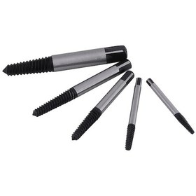 Resim Wezone 5'li Gcr15 Çelik Vida Çıkarıcı Seti - Hasarlı, Paslı Veya Kayıp Vida/bult İçin Sol Elden Spiral Flütlü 4-18mm 