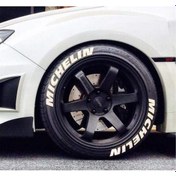 Resim Michelin 3D Lastik Yazısı Kauçuk - Full Içerik Uygulama Aparatlı 