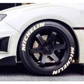 Resim Michelin 3D Lastik Yazısı Kauçuk - Full Içerik Uygulama Aparatlı 
