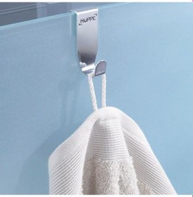 Resim Hüppe Duş Kabini Cam Temizleme Çekçek ve Havluluk Seti Krom 