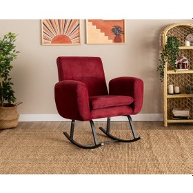 Resim Pafu Kono Tv / Dinlenme / Baba / Emzirme Koltuğu Sallanan Sandalye - Bordo 