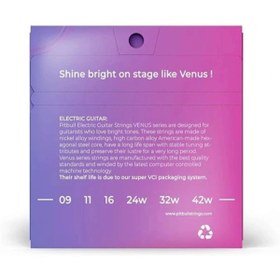 Resim AyrStore Elektro Gitar Teli Venüs Seri VEG 09 42 SL(Super Light) 