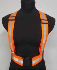 Resim HALL BREATHE Reflektörlü spor yeleği, güvenli ve şık bisiklet ve scooter aksesuarı. 