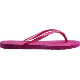 Resim Havaianas Kız Çocuk Slim Metalik Pembe Parmak Arası Terlik-14349 