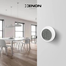 Resim Smart Akıllı Dijital Termometre Uygulama Denetimli Iç Mekan Isı Ölçer ve Nem Ölçer (Higrometre) X7608 