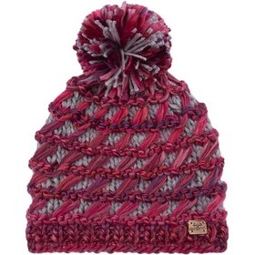 Resim Nordbron Cherly El Örgüsü Çocuk Bere Kırmızı Kırmızı 