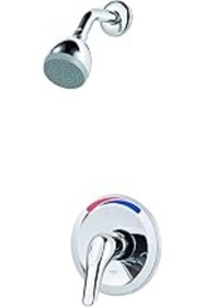 Resim SanalAMCA Store Pfister Parlak Krom Metal Topuz Kulplu 3 Saplı Küvet Ve Duş Bataryası (Lj89-020C) 