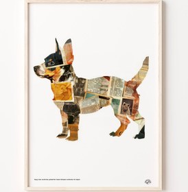 Resim Kolaj Köpek II, Poster 