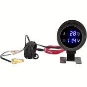 Resim KUNBIGO Su Termometresi ve Voltmetre | Arabalar, Kamyonlar, Motosikletler, ATV'ler, Traktörler için Dijital LED Ekranı | ABS Reçine | Sıcaklık ve Gerilim İzleme | Düşük Güç Tüketimi | Kolay Okunur Dijital Arayüz, Araç Sıcaklık Monitörü | Dijital LED Arayüzü | Dayanıklı Yapı 