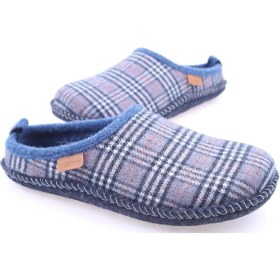 Resim Gezer 12951 Günlük Kışlık Rahat Kaydırmaz Taban Erkek Ev-Misafir Terliği 