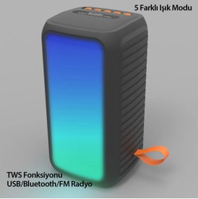 Resim CLS NEWFACE MS-2203BT RGB KABLOSUZ HOPARLÖR 
