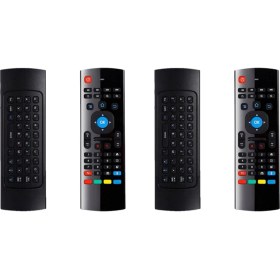 Resim Quartzite 2x Mx3 Sinek Hava Faresi Akıllı Ses Uzaktan Kumandası 2 4g Kablosuz Klavye Tv Kutusu Için Klavye Android Mecool H96 Max X96 Mini Mi Kutusu (Yurt Dışından) 