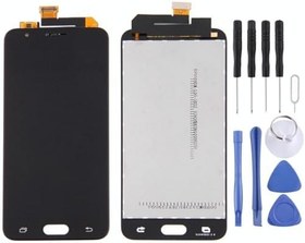 Resim Samsung J5 Prime Uyumlu Lcd Ekran Dokunmatik Siyah SM-G570 
