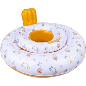 Resim Swim Essentials Jungle Bebek Sırt Destekli Yüzme Simidi 0-1 Yaş 