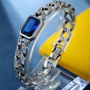 Resim 1 Adet Zarif Yeşil Zirkon Küba Zincir Bileklik Erkekler Ve Kadınlar İçin, Cool Moda Takı Doğum Günü Hediyesi 