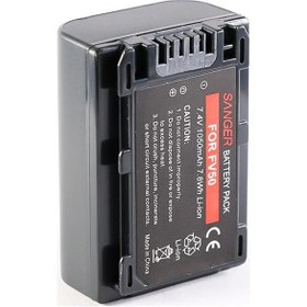 Resim Sanger Sony DCR-DVD610 DCR-DVD653 DCR-DVD703 Için Sanger NP-FV100 Batarya 