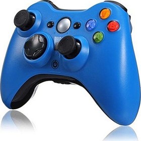 Resim Xbox 360 Wireless Controller Kablosuz Kumanda Oyun Kolu Mavi 